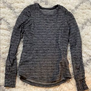 tight lulu lemon shirt